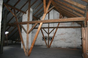 Dachgeschoss vorher - Speicherraum