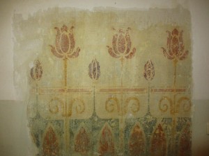 freigelegte Wandmalerei